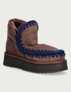 Mou Mini Eskimo Platform Boot апрески дамски от велур кафяви MU.FW681000A