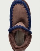 Mou Mini Eskimo Platform Boot апрески дамски от велур кафяви MU.FW681000A