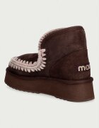 Mou Mini Eskimo Platform Boot апрески дамски от велур кафяви MU.FW681000A