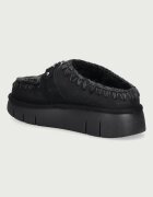 Mou пантофи дамски от велур Bounce Clog Metal Logo черни MU.FW531001A
