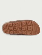 Mou пантофи дамски от велур Winter Bio Slide Logo бежови MU.FW431000A