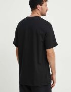 MSGM Памучна тениска в черно с принт 2000MM510.200002