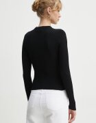 MSGM Пуловер дамски в черно от лека материя 3741MDM227.247783