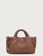 MUNTHE чанта tote дамска от кожа LIX кафява 263190226350