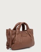 MUNTHE чанта tote дамска от кожа LIX кафява 263190226350