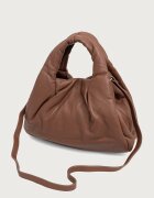 MUNTHE чанта tote дамска от кожа LIX кафява 263190226350