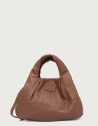 MUNTHE чанта tote дамска от кожа LIX кафява 263190226350
