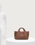 MUNTHE чанта tote дамска от кожа LIX кафява 263190226350