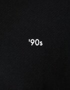 Muuv. Muuv уголемена тениска дамска от памук '90s черна