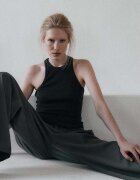 Muuv. Памучен топ PRESSE
