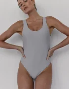 Muuv. цял бански дамски V SWIMSUIT сив