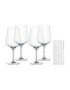 Nachtmann Комплект коктейлни чаши със сламки Coctail Spritz 630 ml (4 броя)