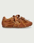 Naked Wolfe Adored маратонки дамски от велур кафяви Adored Tan Mustard Suede