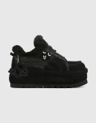 Naked Wolfe Beau апрески дамски от велур черни Beau Black Suede