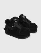 Naked Wolfe Beau апрески дамски от велур черни Beau Black Suede