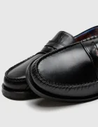 Naked Wolfe Кожени мокасини Riviera в черно Riviera Black Leather