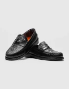 Naked Wolfe Кожени мокасини Riviera в черно Riviera Black Studs