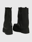 Naked Wolfe Кожени обувки Disturb в черно с платформа Disturb Leather Black