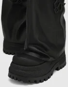 Naked Wolfe Кожени обувки Disturb в черно с платформа Disturb Leather Black