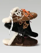 Naked Wolfe пантофи дамски от велур Adorn кафяви Adorn Brown Suede