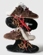 Naked Wolfe пантофи дамски от велур Adorn кафяви Adorn Brown Suede