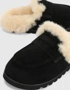 Naked Wolfe пантофи дамски от велур Corded черни Corded Black