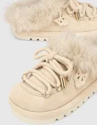 Naked Wolfe пантофи дамски от велур Harlow бежови Harlow Ice Suede