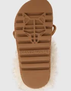 Naked Wolfe пантофи дамски от велур Harlow кафяви Harlow Tan Suede