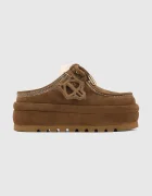 Naked Wolfe Велурени чехли Blizzard в кафяво Blizzard Suede Shearling Tan