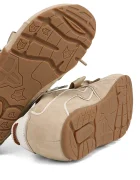 Naked Wolfe Велурени маратонки Adored в бежово Adored Off White Suede