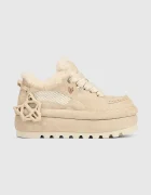 Naked Wolfe Велурени маратонки Beau в бежово Beau Ice Suede