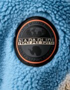 Napapijri суичър с цип мъжки от полар Fleece син NP0A8AO4FXC1