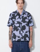Neil Barrett Памучна риза Boxy Bold Flowers Print Short Sleeve Shirt