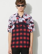 Neil Barrett Риза Neil Barett LOOSE HAWAIIAN CHECK WITH BOLTS