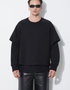 Neil Barrett Суичър Slim Dropped Shoulder Double Layer Sweatshirt