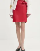 Never Fully Dressed Пола Vegan Leather Mini Jaspre Skirt