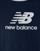 New Balance боди за бебе от памук тъмносиньо LAKB0106