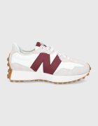 New Balance Обувки 327 в бяло с равна подметка WS327KA