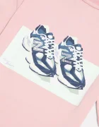 New Balance тениска за деца от памук розова YT62J1FR