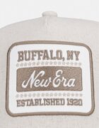 New Era бейзболна шапка от лен OVAL PATCH LINEN EFRAME бежова 60667679