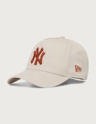 New Era бейзболна шапка от памук LEAGUE ESS E-FRAME бежова 60915943