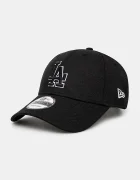 New Era Памучна шапка с козирка OUTLINE 9FORTY® в черно с апликация 60471464