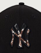 New Era шапка с козирка от памук FAUX PONY INFILL 9FORTY® черна 60844109