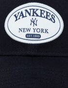 New Era шапка с козирка от памук PATCH 9FORTY® тъмносиня 60915783
