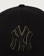 New Era шапка с козирка от памук TEAM OUTLINE 9FORTY® черна 60759089