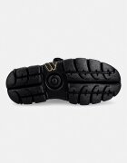 NEW ROCK CRUST NEGRO TOWER NEGRO ORO VIEJO обувки дамски от кожа черни с платформа M-120N-C116