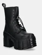 NEW ROCK Кожени боти CRUST NEGRO TOWER MAX
