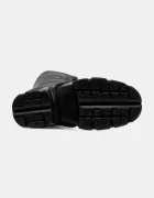 NEW ROCK Кожени ботуши CRUST NEGRO TOWER MAX в черно с дебел ток M-TM002-C2