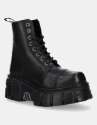 NEW ROCK Кожени ботуши Crust Negro Tower Negro + Lateral