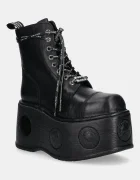 NEW ROCK Кожени кубинки CRUST NEGRO NEPTUNO / SPACE MUELLE TACON
